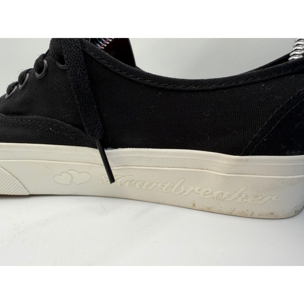 Vans Authentic Platform Heartbreaker Black Canvas Sneakers Womens 7.5 Mens 6 - Picture 14 of 14